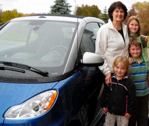 Fish Creek Local Wins Smartie in Door County Children’s Center Smart Car Raffle