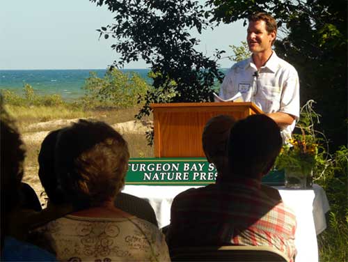 Door County Land Trust Ceremony Formally Dedicates 332-acre Preserve in the City of Sturgeon Bay