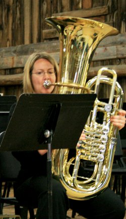 Birch Creek Music Performance Center Faculty Members in the Spotlight, Cynthia Stark and Tubby the Tuba, July 2