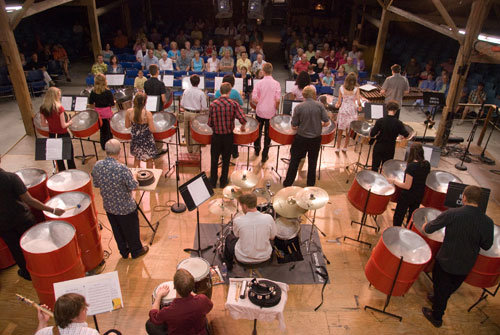 Costa Rica Represented in Birch Creek’s Percussion & Steel Band Session