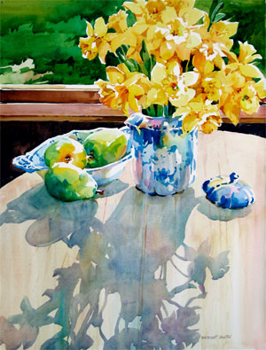 Bridget Austin’s New Watercolors Showcased at Cottage Row Gallery