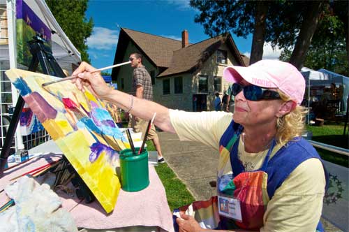 Door County Festival of Fine Arts, Sharing the Artistic Process from Blank Canvas to Masterpiece, Aug 13