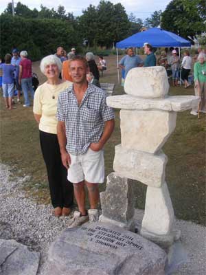 Wills Park Cairn Dedicated to the ‘Steadfast Spirit’ of Ellison Bay